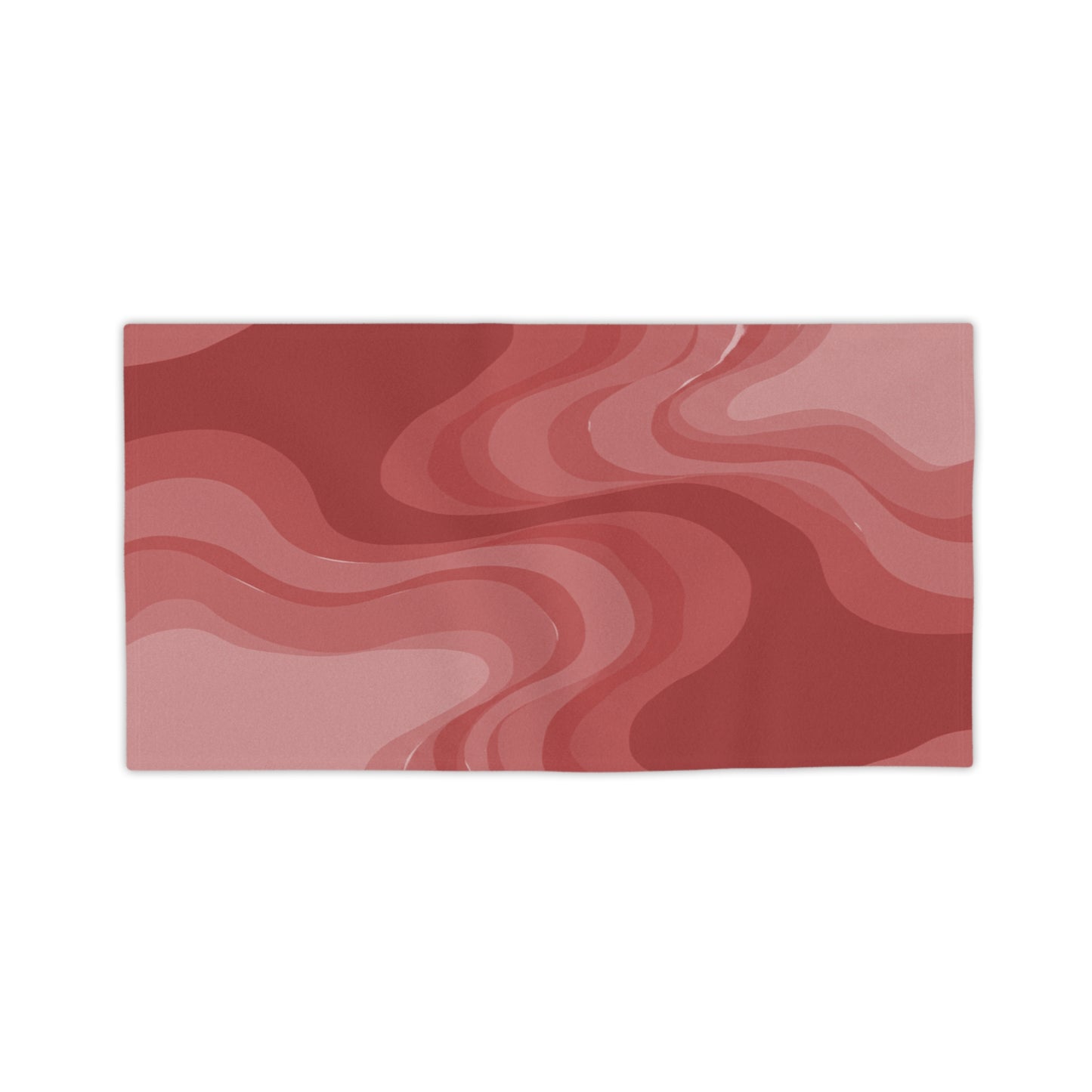 Power Red Wavey Beach Towel, 24" x 44"