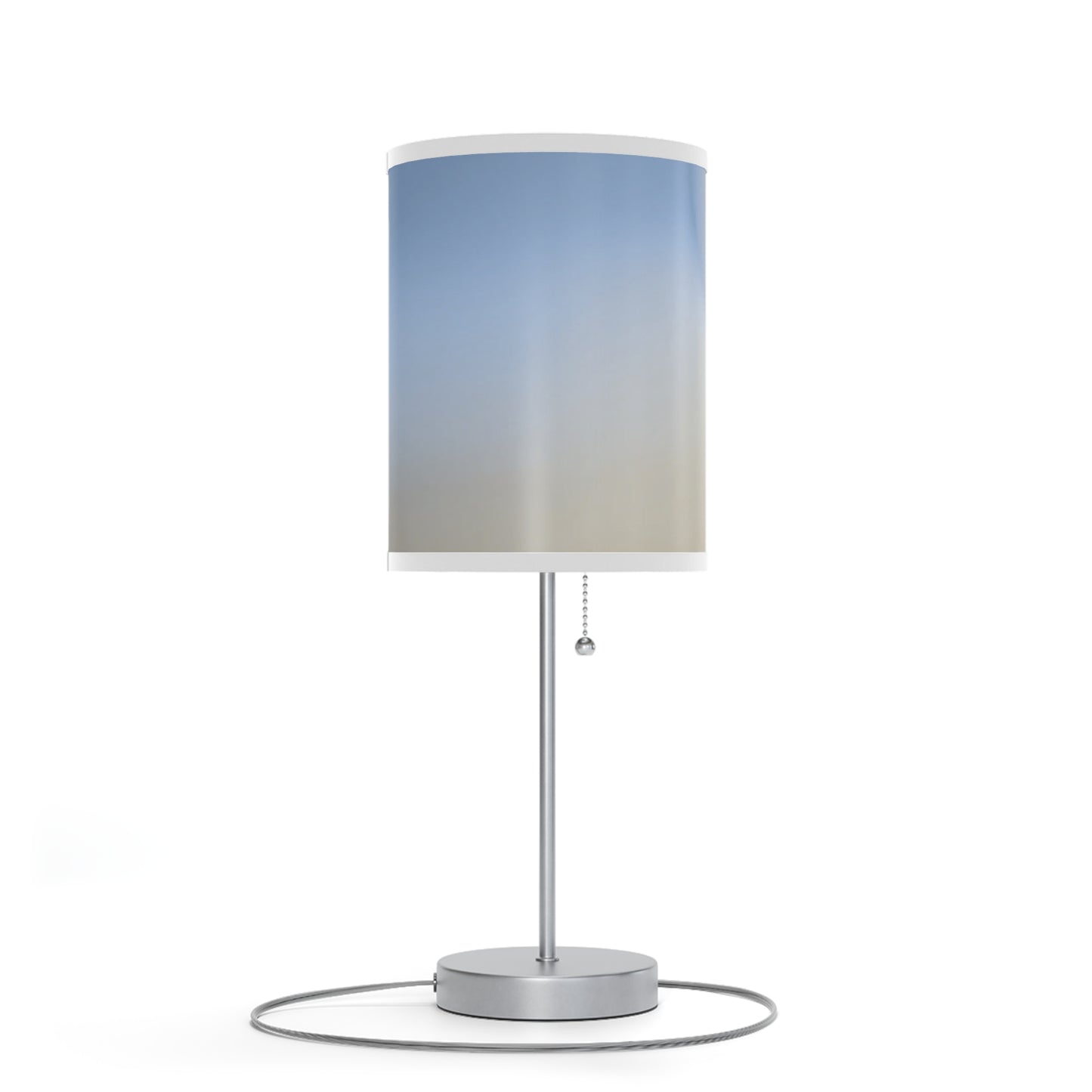 Cobalt Fade Table Lamp on a White or Silver Stand, US|CA plug
