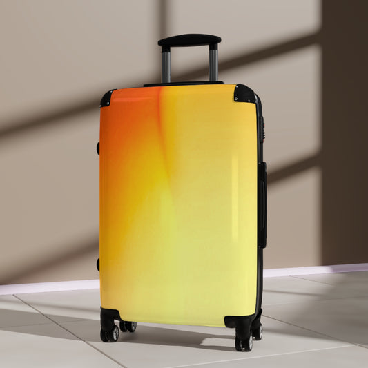 Phoenix Fade Medium Suitcase with built in lock, 4 double-wheels, telescopic handle, and ABS back hard-shell