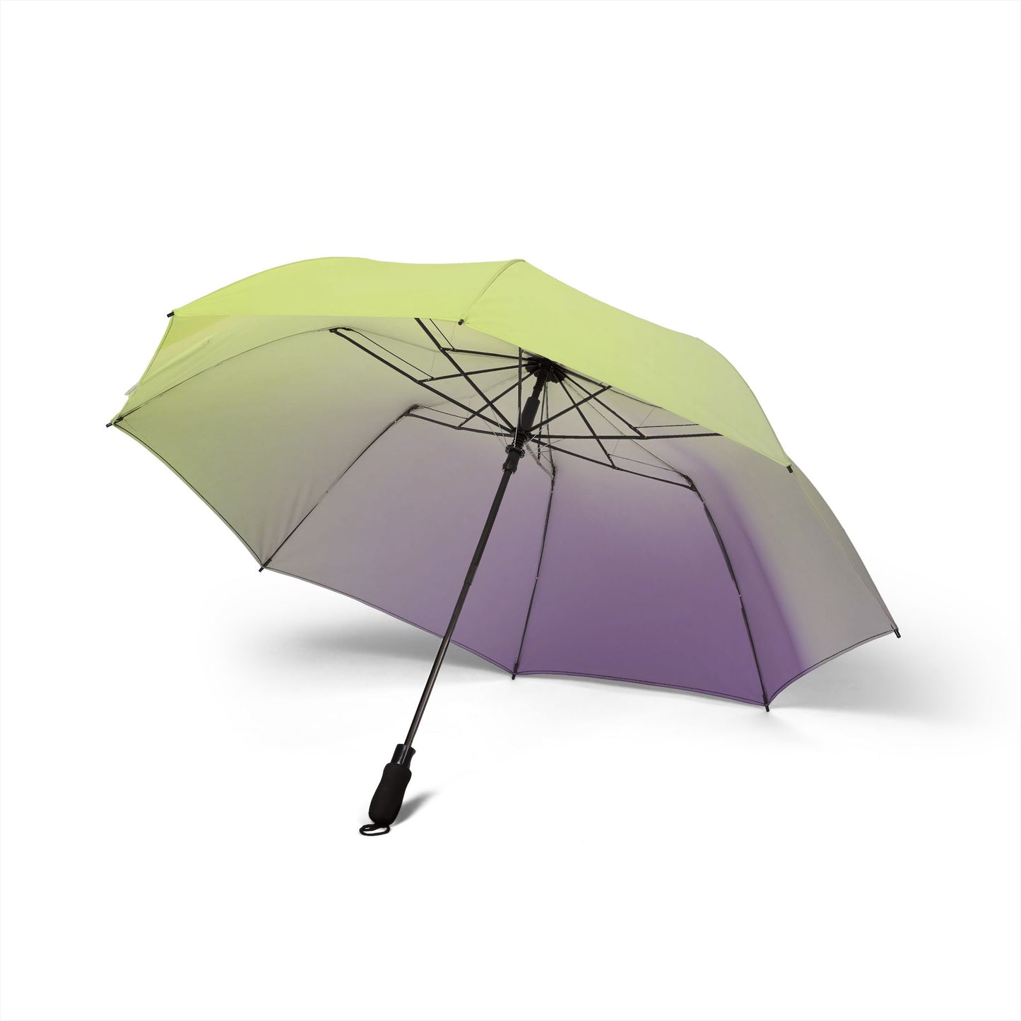 Purple Golden Fade Foldable Umbrella - Compact & Chic
