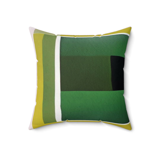 Alpha Shadow 18" x 18" Faux Suede Square Pillow