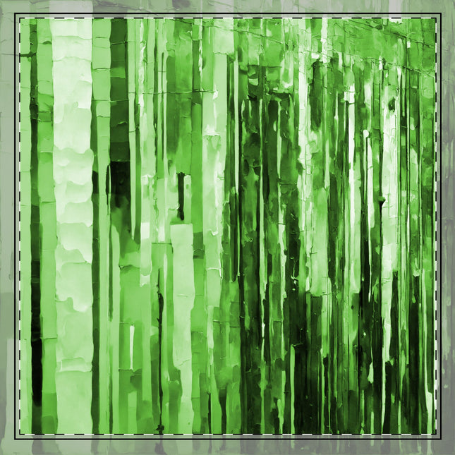 Striped Mint Pastel 10" x 10" Cotton Twill Napkin