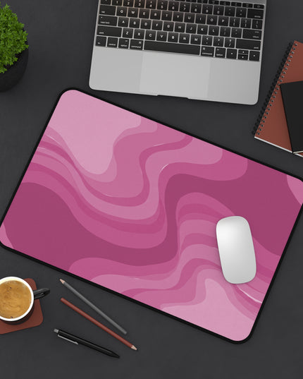 Pinky Mauve Wavey 12" x 18" Desk Mat