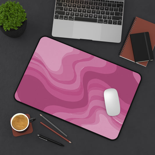 Pinky Mauve Wavey 12" x 18" Desk Mat