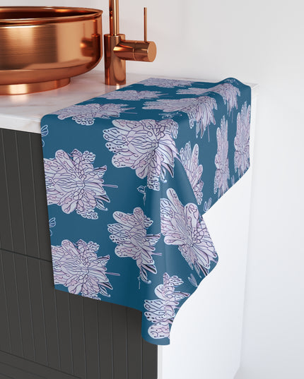 Lavender Floral Butterflies Hand Towel, 16" x 28"