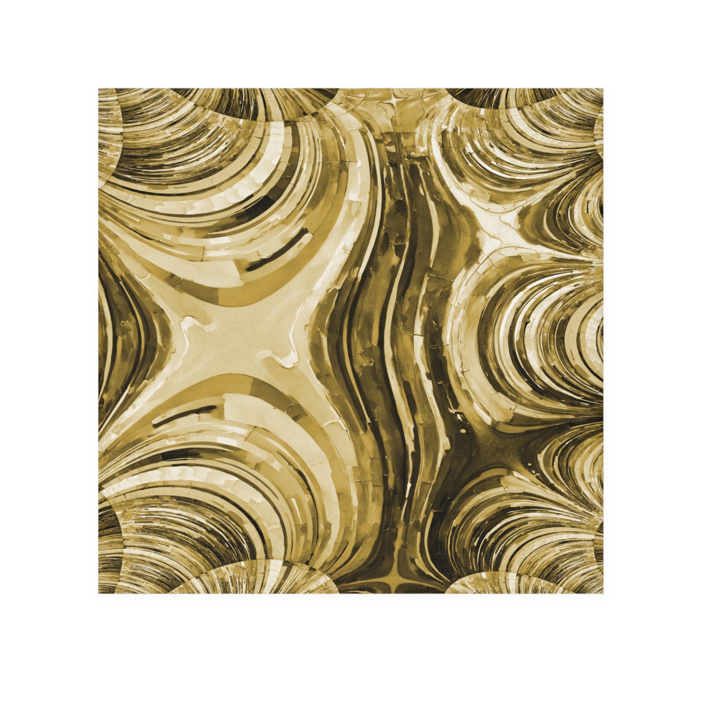 Uzi Spiral Light Brown Face Towel, 13" x 13"