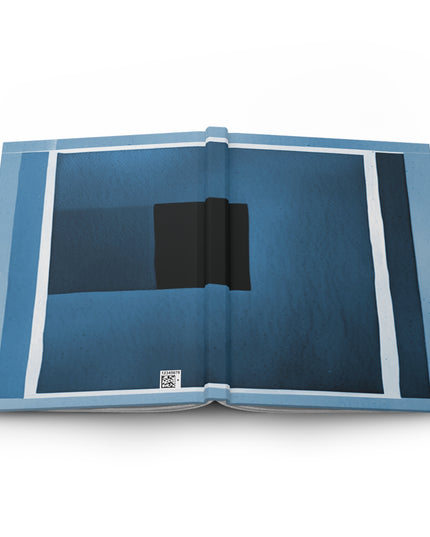 Blue Shadow 5.75" x 8" Hardcover Journal Matte with 150 lined pages