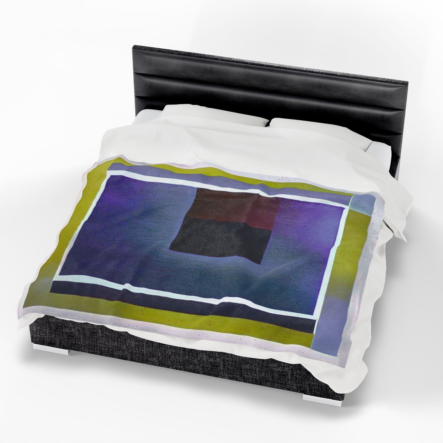 Zeta Shadow Velveteen Plush Blanket, 60" x 80"