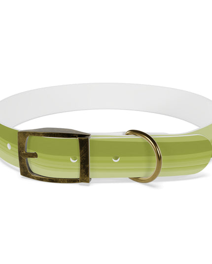 Lemon Wavey Large Dog Collar