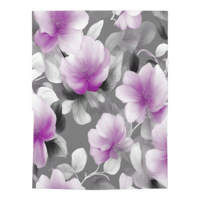 Purple Blossom Floral Bunch Baby Swaddle 30″×40″ Blanket