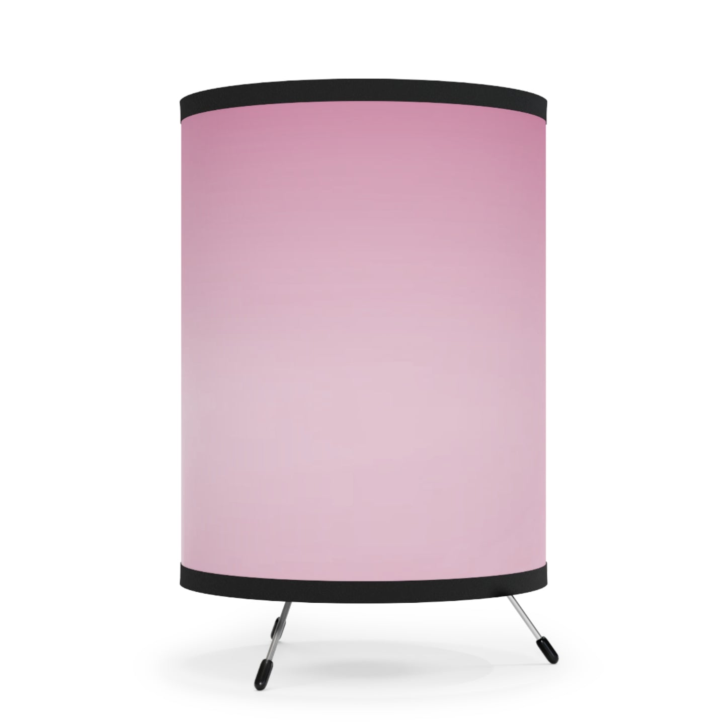 Pink Blush Fade Tripod Lamp with High-Res Printed Shade, US\CA plug