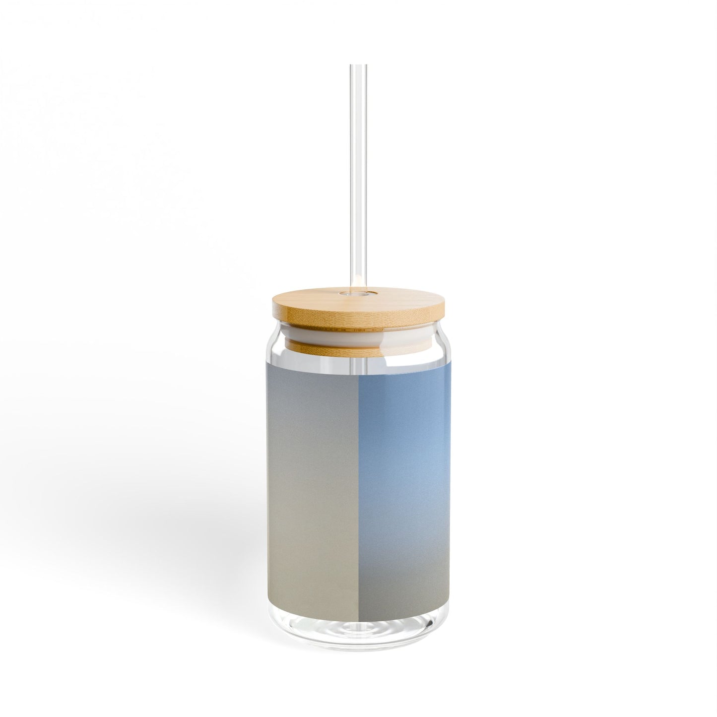 Cobalt Fade Sipper Glass, 16oz