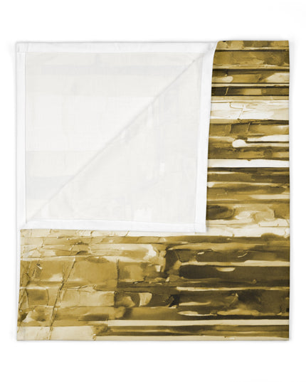 Striped Light Brown Baby Swaddle 30″×40″ Blanket