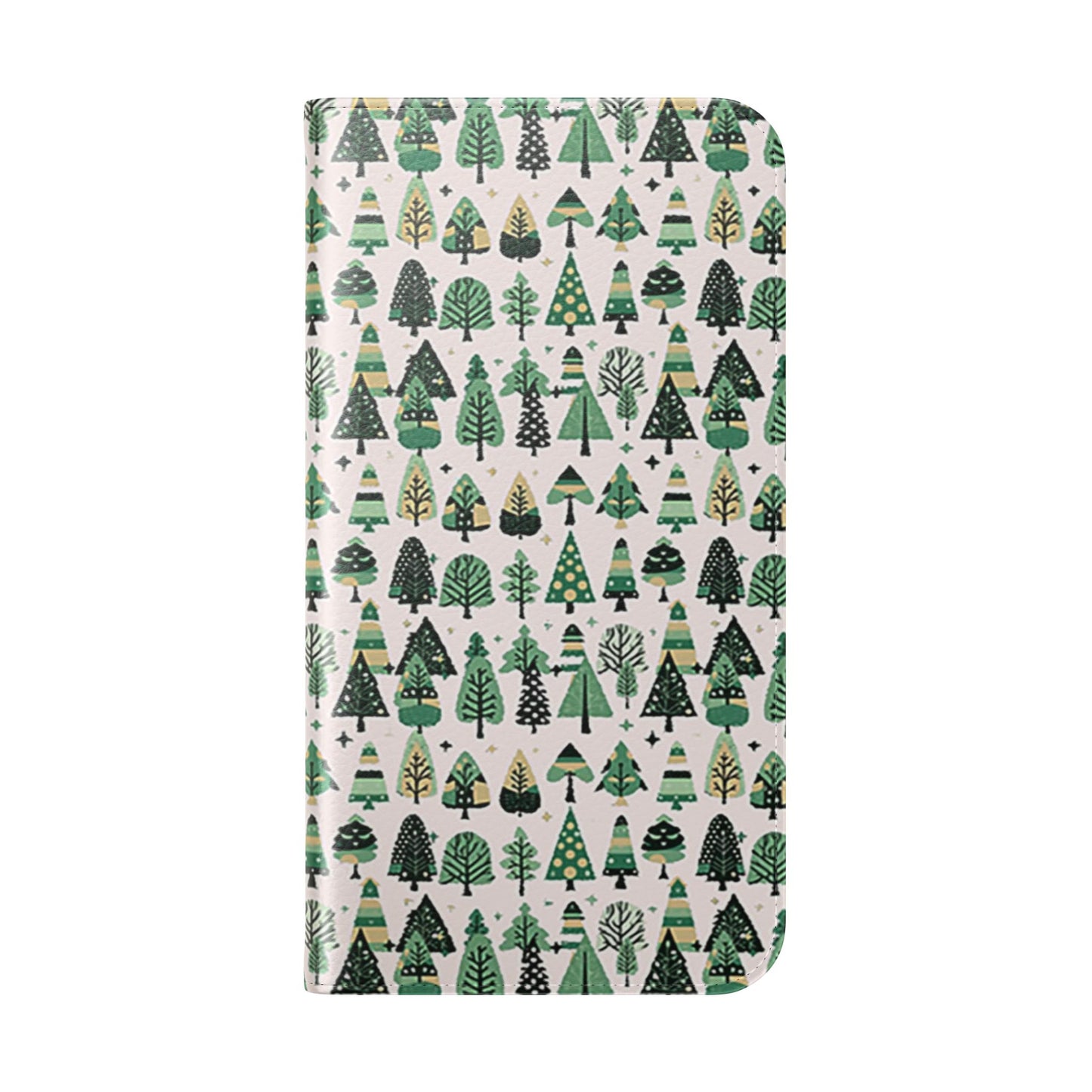 Mini Vintage Green Trees Flip Cases, Iphone 16 Plus