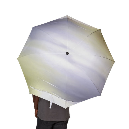 Lavender Sea Golden Fog Foldable Umbrella - Compact & Chic