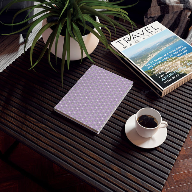 Lavender Star-crossed Bodies Hard Backed Journal with 128 blank pages, 5.2" x 7.4"