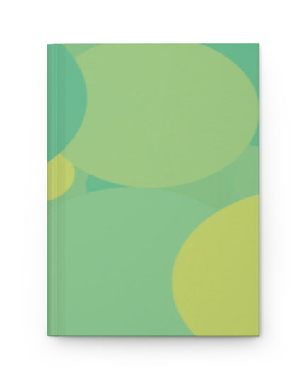 Pastel Green Patches 5.75" x 8" Hardcover Journal Matte with 150 lined pages