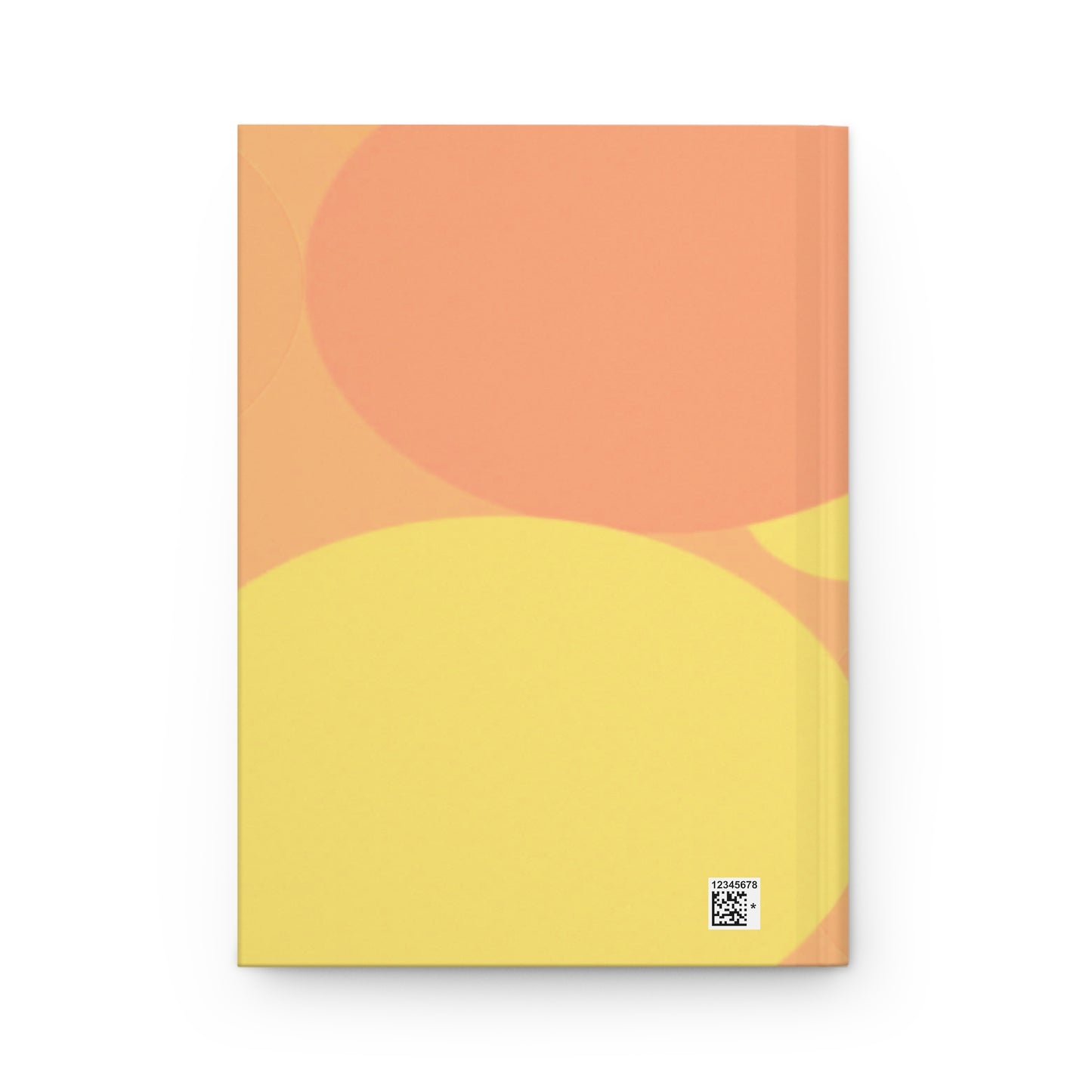 Pastel Bright Oranges Patches 5.75" x 8" Hardcover Journal Matte with 150 lined pages
