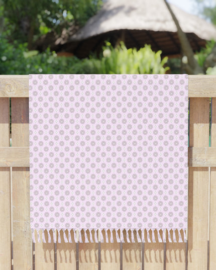 Pink Mornings Star-crossed Bodies Boho Beach Cloth, 38" × 81"