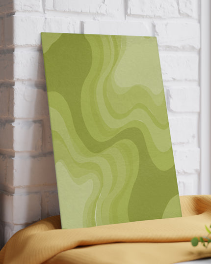 Lemon Wavey 8" x 11" Glass Cutting Board