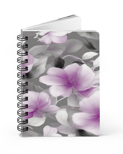 Purple Blossom Floral Bunch Bound Journal, 5" x 7" 150 pages
