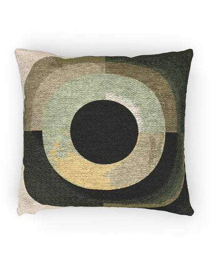 Lemongrass Eyepiece Woven Pillow, 17" x 18"