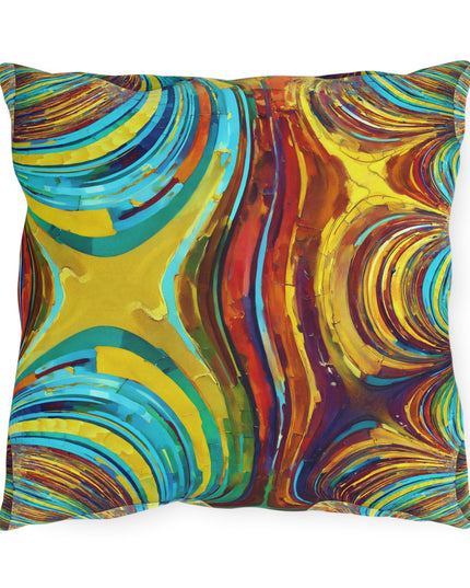 Uzi Spiral Alpha Outdoor Pillow, 16" x 16"