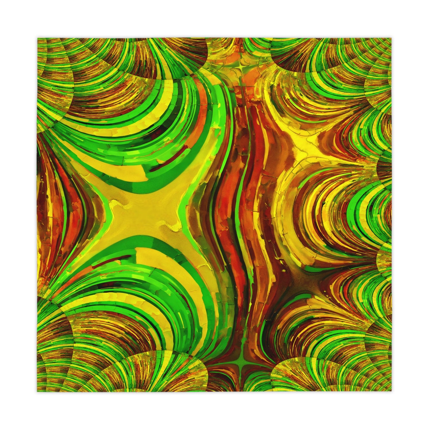 Uzi Spiral Beta Tablecloth, 55" x 55"