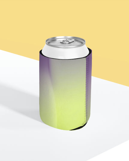 Purple Golden Fade 12 oz Can Cooler Sleeve
