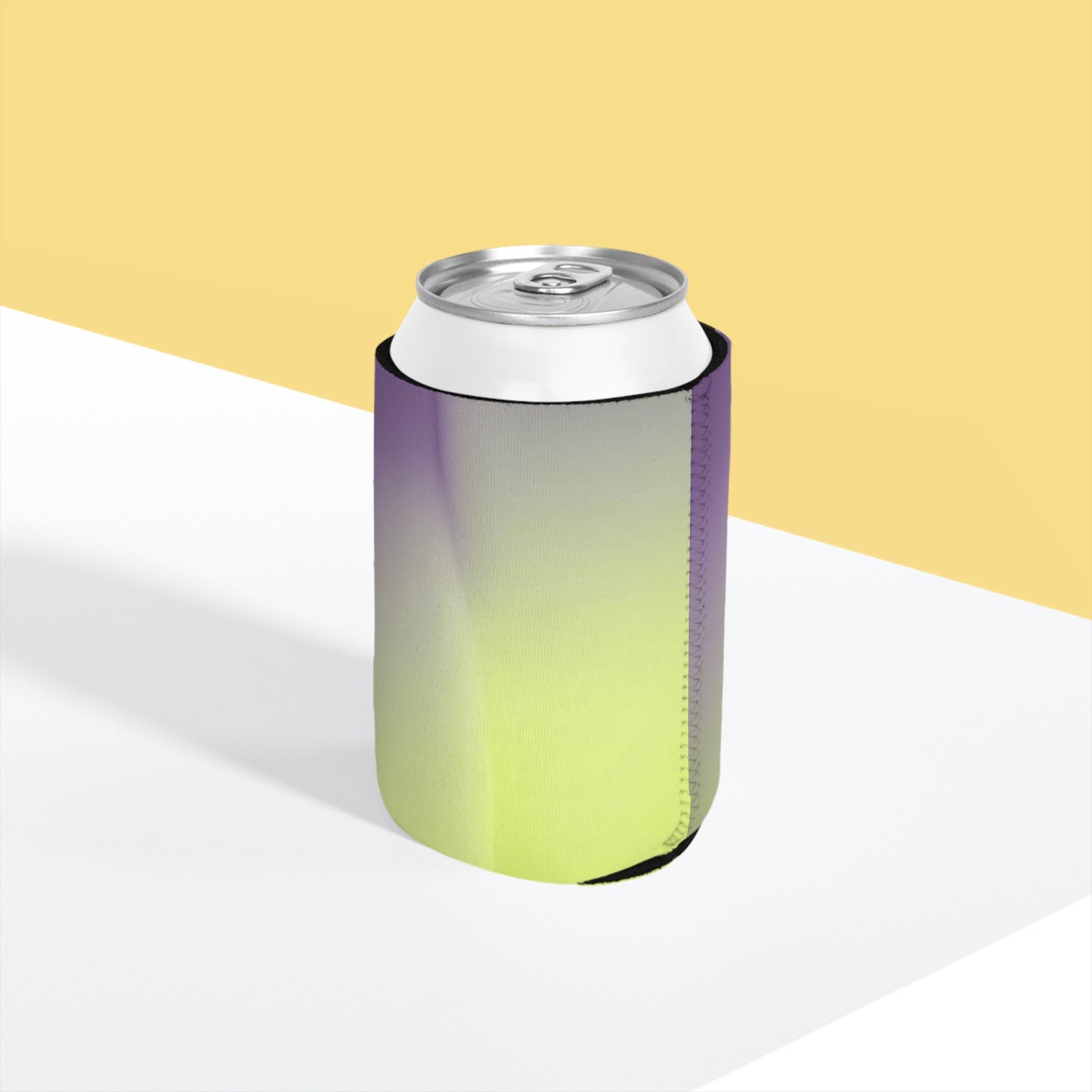 Purple Golden Fade 12 oz Can Cooler Sleeve