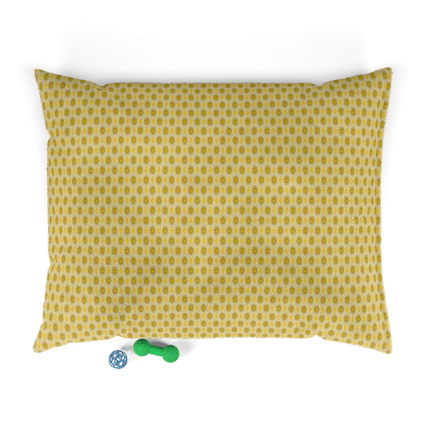 Lemongrass Star-crossed Bodies Pet Bed, 50" × 40"