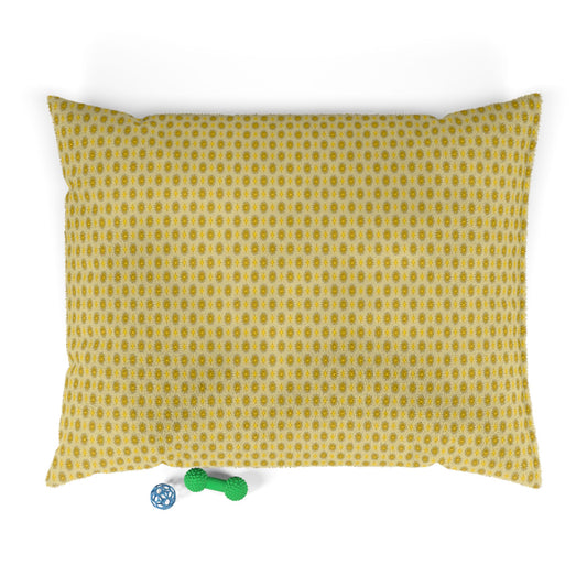 Lemongrass Star-crossed Bodies Pet Bed, 50" × 40"