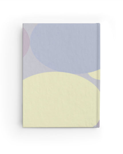 Pastel Soft Blue and Soft White Patches 5" x 7" Journal - 128 Blank pages