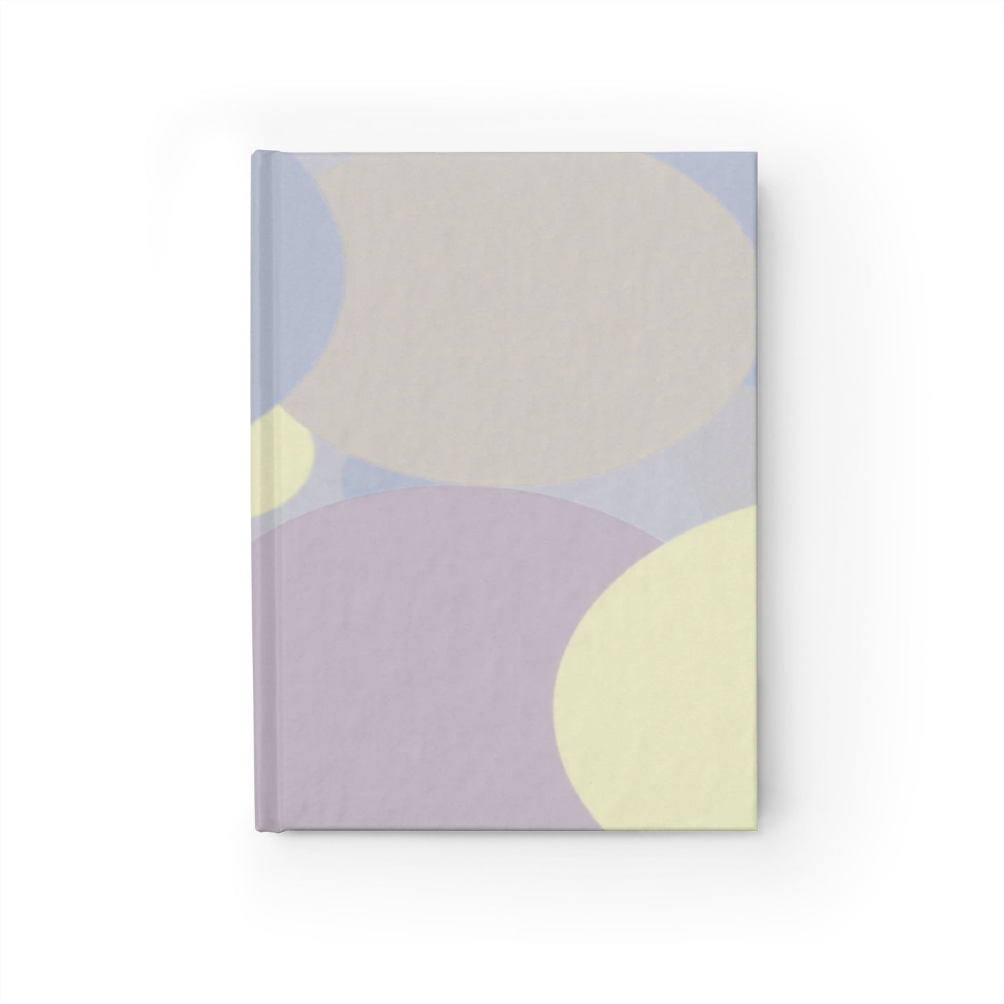 Pastel Soft Blue and Soft White Patches 5" x 7" Journal - 128 Blank pages