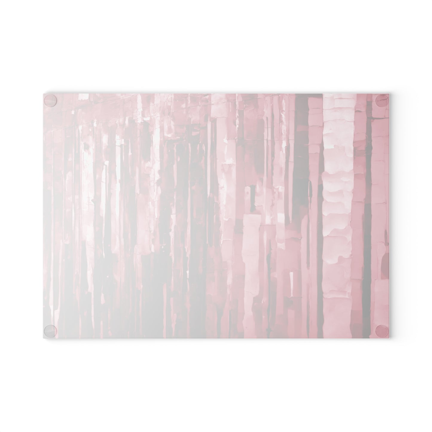 Striped Ruby 8" x 11" Glass Cutting Board