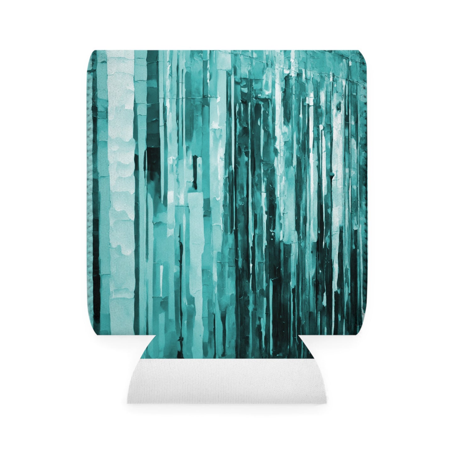 Striped Mint Pastel 12 oz Can Cooler Sleeve