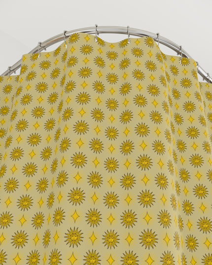 Lemongrass Star-crossed Bodies Shower Curtain, 71" x 74"
