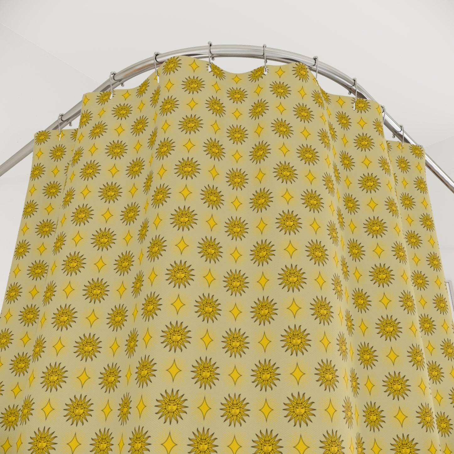 Lemongrass Star-crossed Bodies Shower Curtain, 71" x 74"