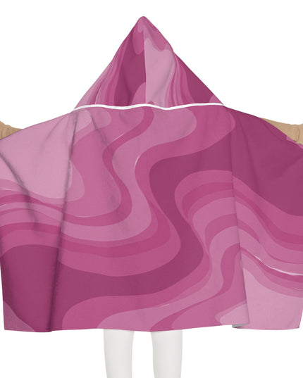 Pinky Mauve Youth Hooded Towel, 24" x 48"