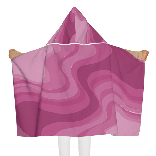 Pinky Mauve Youth Hooded Towel, 24" x 48"