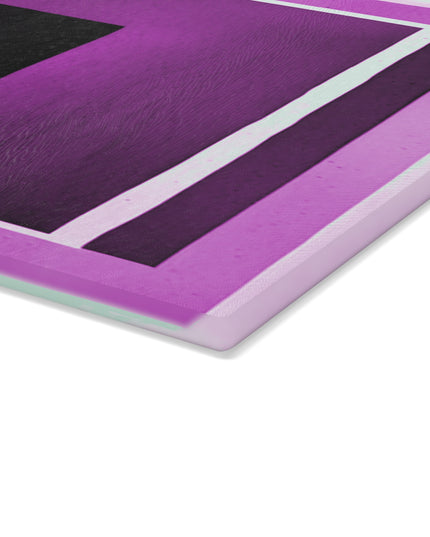 Magenta Shadow Glass Cutting Board, 11" x 15"
