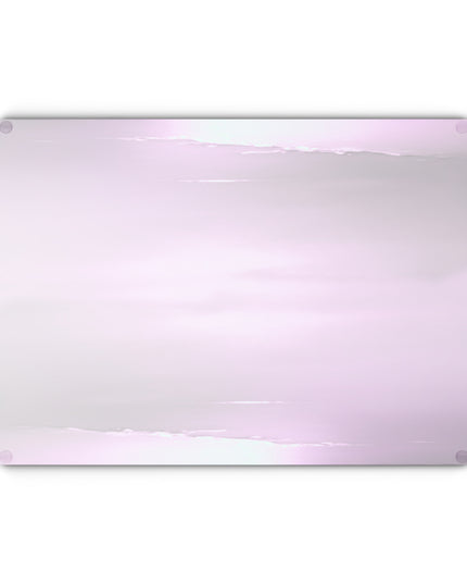 Dark Pink Sea Amethyst Fog Glass Cutting Board, 11" x 15"