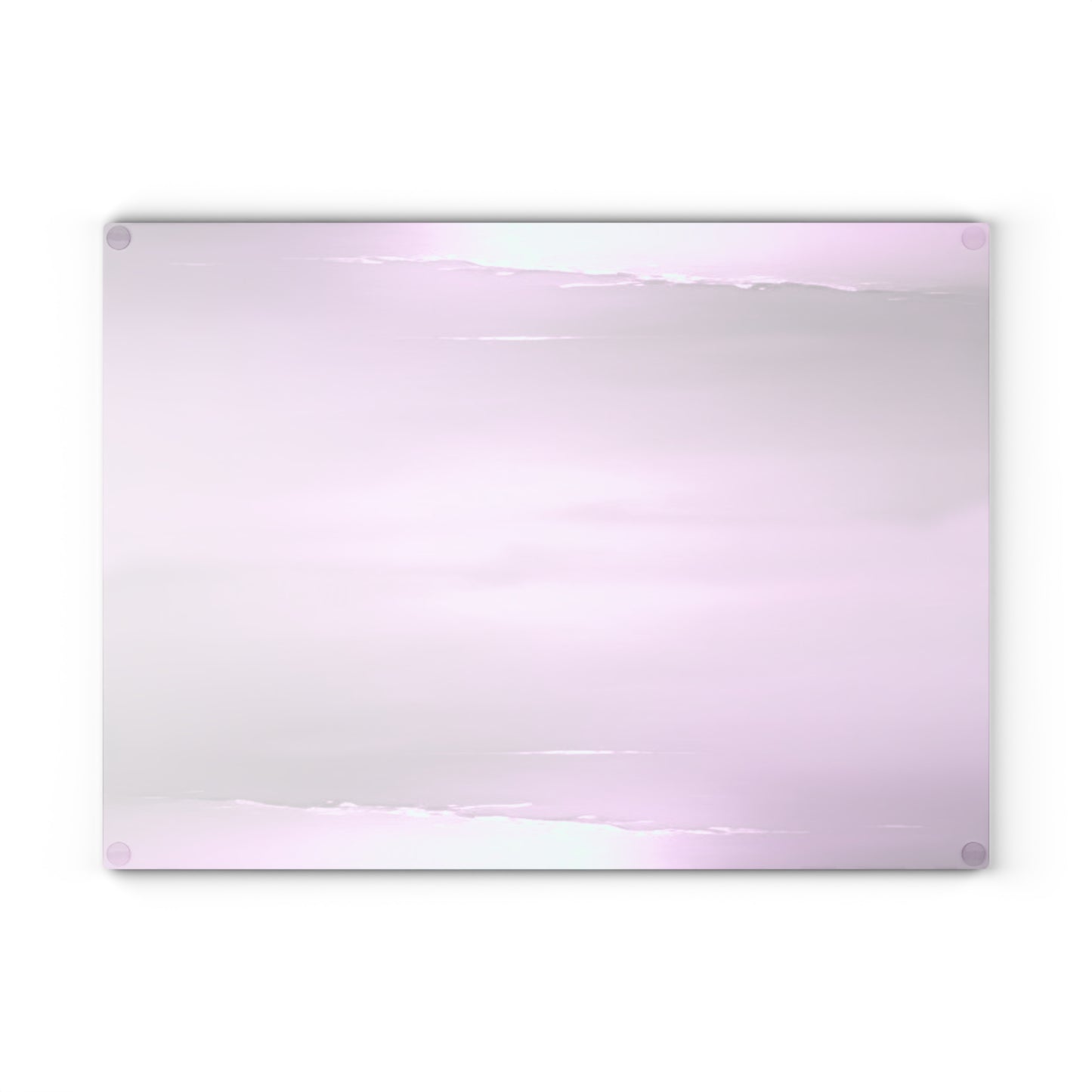 Dark Pink Sea Amethyst Fog Glass Cutting Board, 11" x 15"