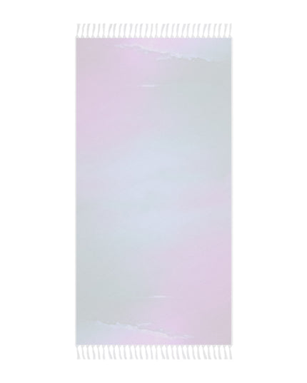 Dark Blue Green Sea Purple Fog 38" × 81" Boho Beach Cloth