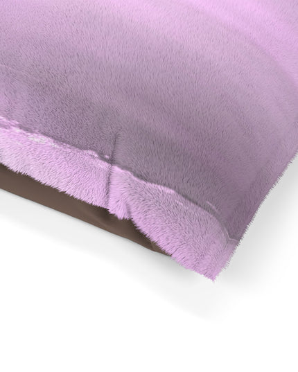 Dark Pink Sea Amethyst Fog 40" × 30" Pet Bed