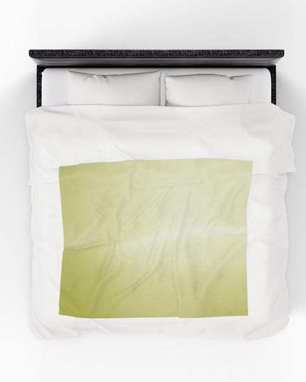 Lemon Fade Velveteen Plush Blanket, 50" x 60"