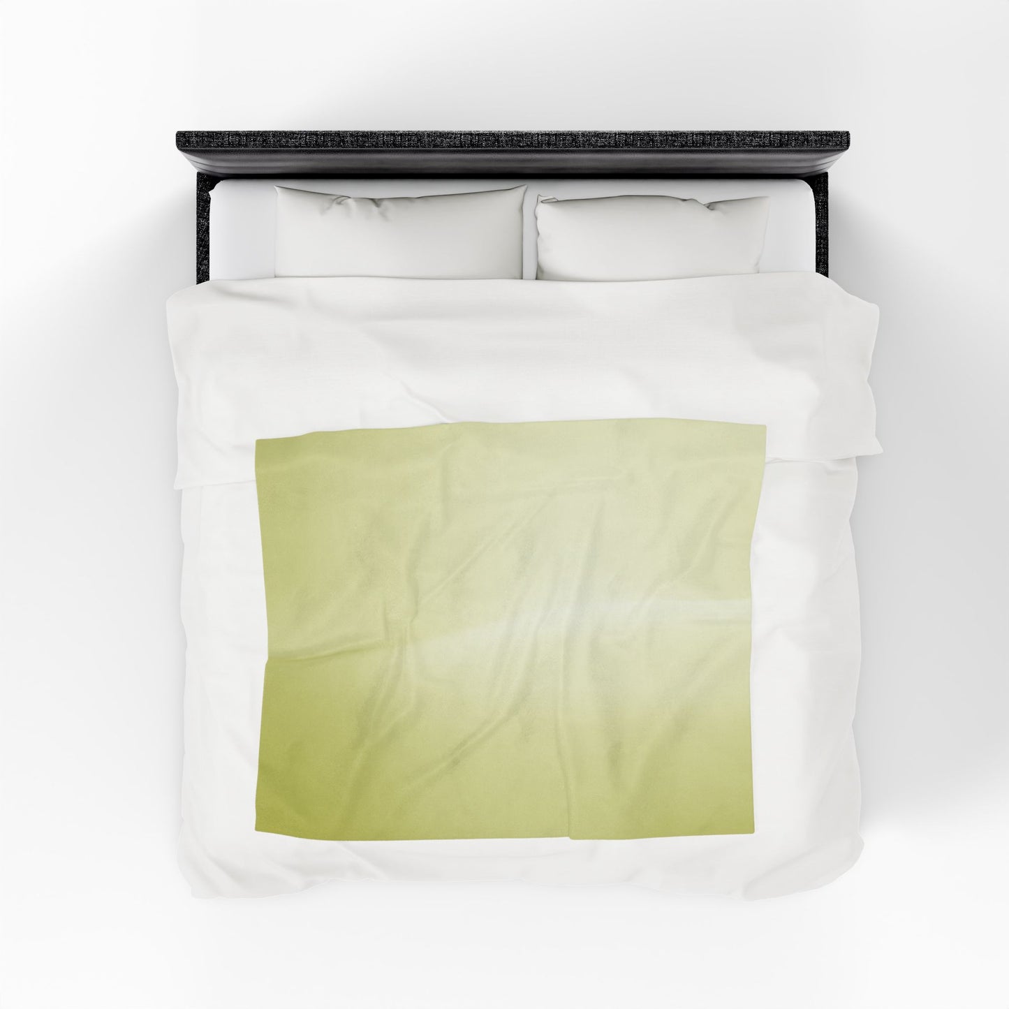 Lemon Fade Velveteen Plush Blanket, 50" x 60"