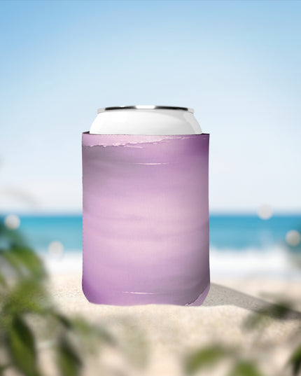 Dark Pink Sea Amethyst Fog 12 oz Can Cooler Sleeve