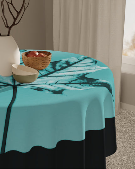 Tif Green Maple Leaf Tablecloth, 55" x 55"