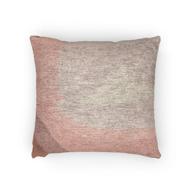 Rose Red Fade Woven Pillow, 17" x 18"